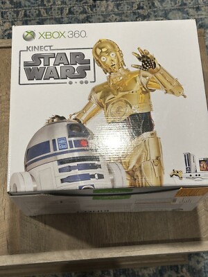 Xbox 360 Kinect Star Wars R2-D2 Edition US.  Box, Controller, Cords, No Headset