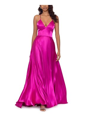 

Женское розовое вечернее платье без рукавов с завязками на спине BLONDIE NITES для подростков, Розовый