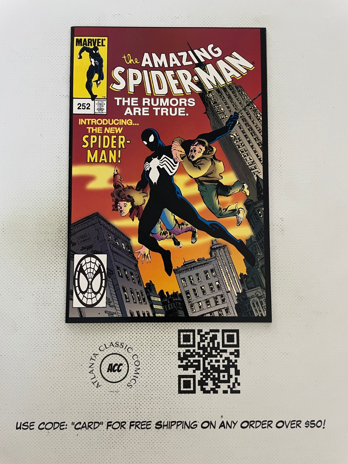 Amazing Spider-Man # 252 NM Marvel Comic Book REPRINT Black