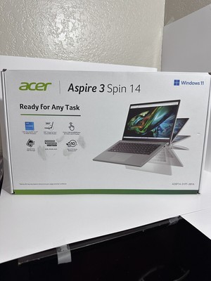 New Sealed Acer Aspire 3 Spin 14'' Touch Convertible Laptop PC i3/256GB/8GB/WUXGA