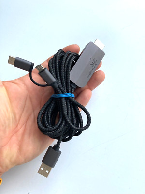 YEHUA USB-C/Micro USB to HDMI Cable 2M for Android Tablet TV Projector Laptop