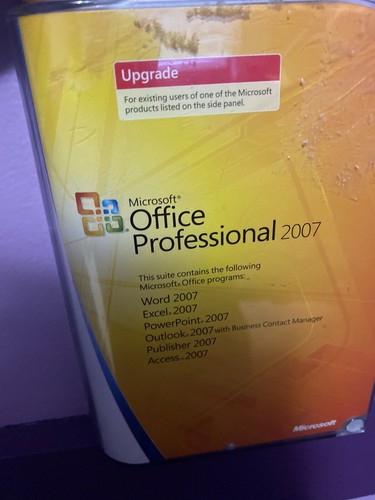 コンピュータ・IT Microsoft Office Professional 2007upgrad Microsoft Office Professional Upgrade 2007 Windows CD