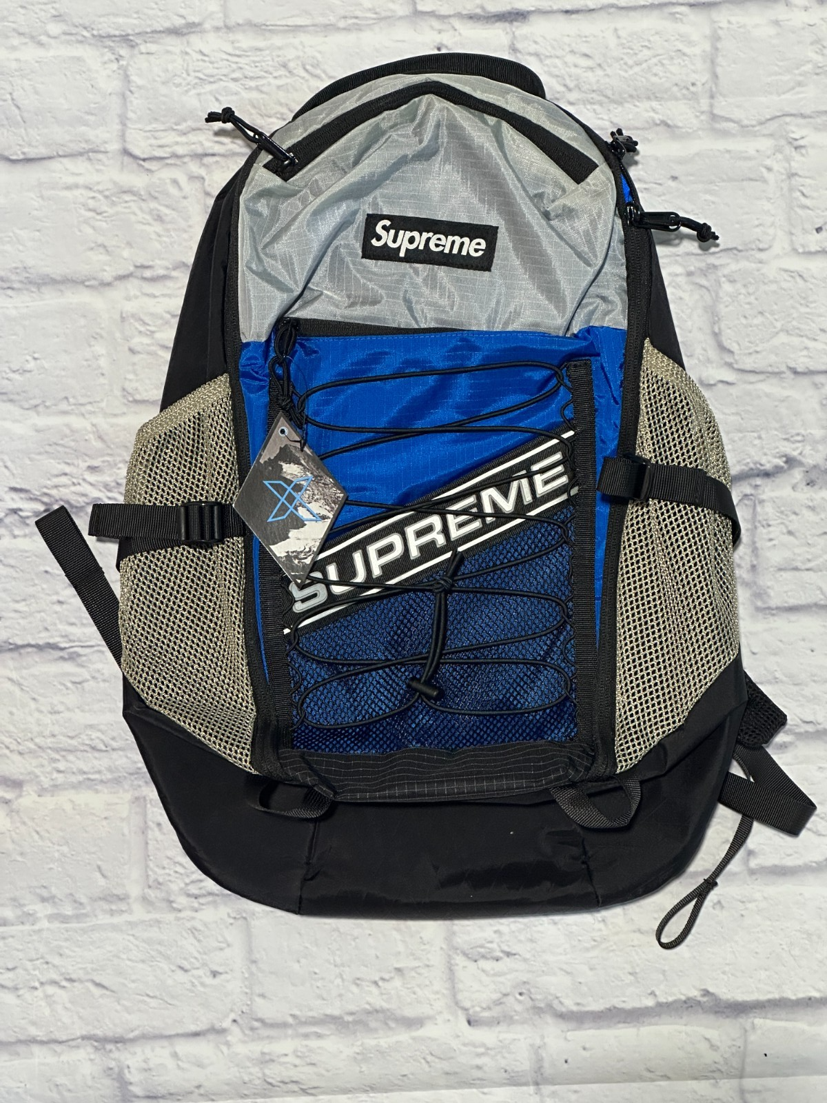 Supreme Backpack BLUE 23FW Supreme Backpack | Chip \u0027Blue\u0027 US