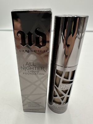 Urban Decay All Nighter Liquid Foundation Full Coverage Waterproof Matte # 1.0