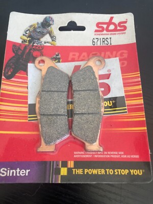 SBS 671 RSI FRONT BRAKE PADS KTM 125-500cc 1992-2025 SX/SXF EXC/EXCF MODELS