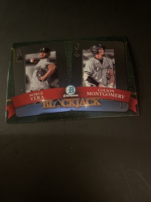 2022 Bowman Chrome Draft Blackjack #BJ1 Norge Vera/Colson Montgomery