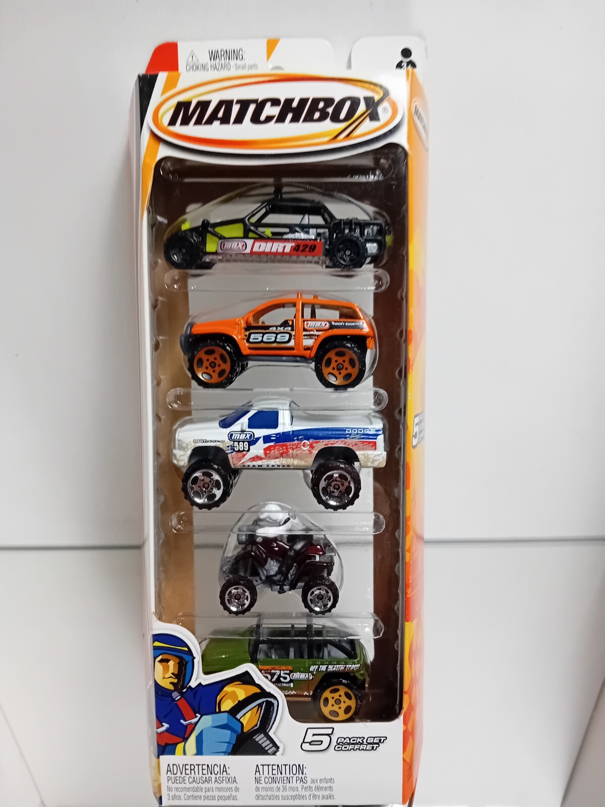 MATCHBOX 5個セット 英国製 2001 Matchbox Animal Helpers 5 Car Pack Gift Set #95404 New
