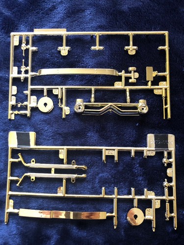 MONOGRAM '55 FORD PANEL TRUCK JUNKYARD PARTS ONLY - GOLD PLATED PARTS ONLY