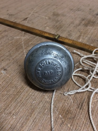 Rare Vintage King Scientific Co B19 Whistling Metal Top With Original String