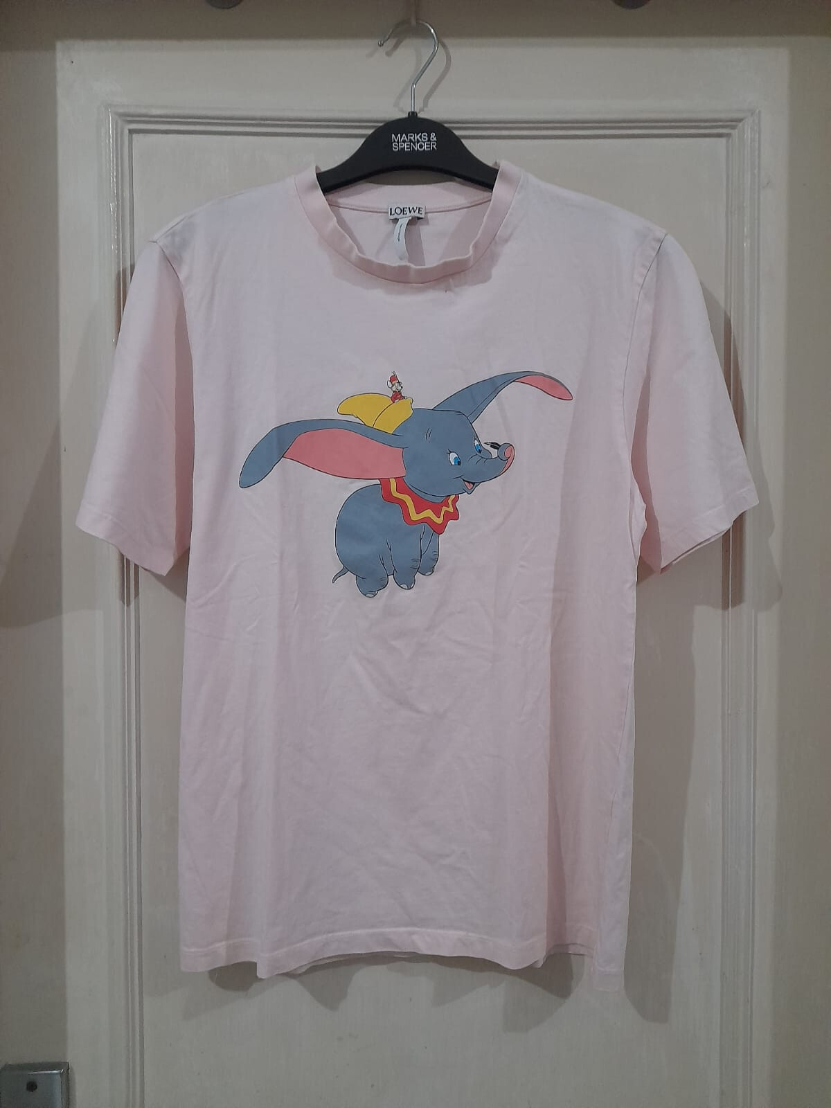 LOEWE ロエベ グラフィックプリント Tシャツ ピンク メンズ（ワン 