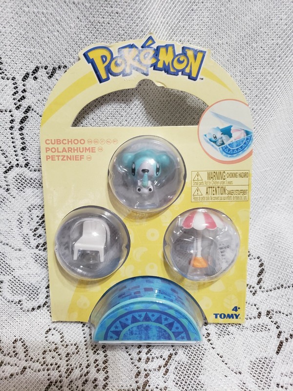 Tomy Pokemon Petite Pals Pikachu Mini Figure 3 Pack With Holder Tv Movie Character Toys Creta Toys Hobbies