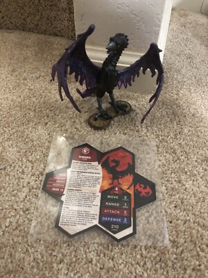 Heroscape  Tenibris  Custom Utgar Phoenix Figure & One Sided Card