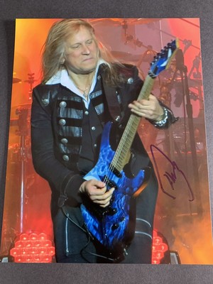 Chris Caffery Signed 8x10 Photo TSO Savatage
