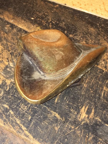 VINTAGE BTS BELT BUCKLE - Cowboy Hat 1979!