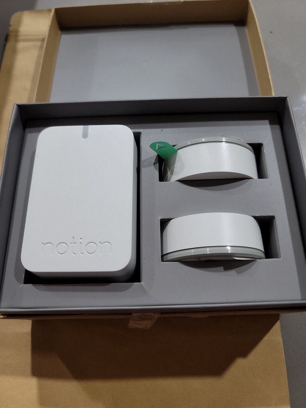 Notion Home Security Monitoring Starter Kit - 2 Sensors &