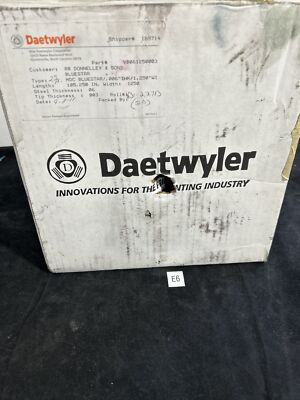 NEW GENUINE DAETWYLER FACTORY SEALED DOCTOR BLADE 105.250 LONG X 1250 WIDE