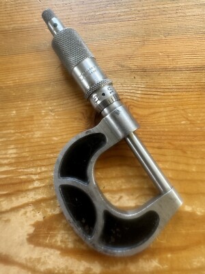 Vntg. Tubular Micrometer Co. 0 -1  Micrometer St. James Minnesota 