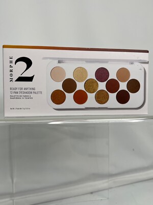 Morphe 2 Ready for Anything 12 pan eyeshadow Palette Wallflower New 