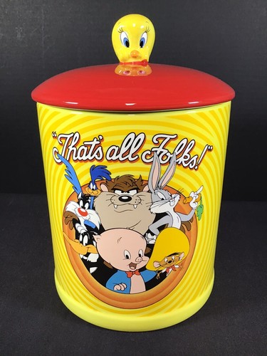 Warner トゥイーティ クッキージャー Warner Brothers Looney Tunes Large Ceramic Cookie Jar Tweety