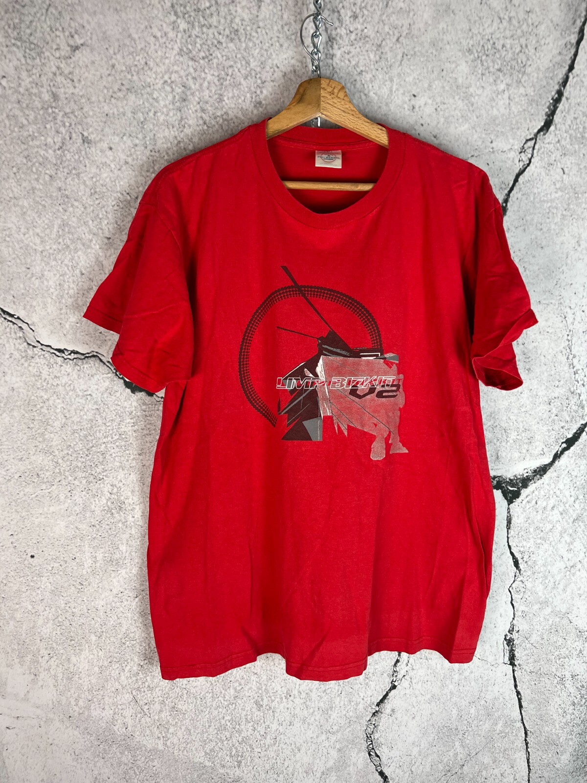 00s Limp Bizkit ヴィンテージTシャツ Vintage 00s band tee Limp Bizkit V2 t-shirt Red L | eBay