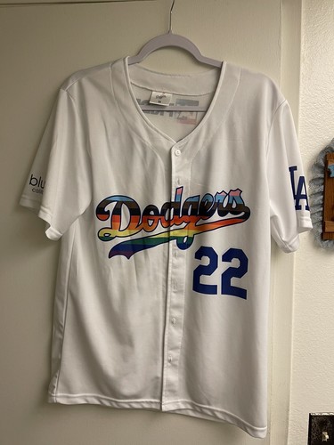 Los Angeles Dodgers ドジャース ゲームシャツ 美品 ロサンゼルス ドジャース Iconic Primary Color ロゴ