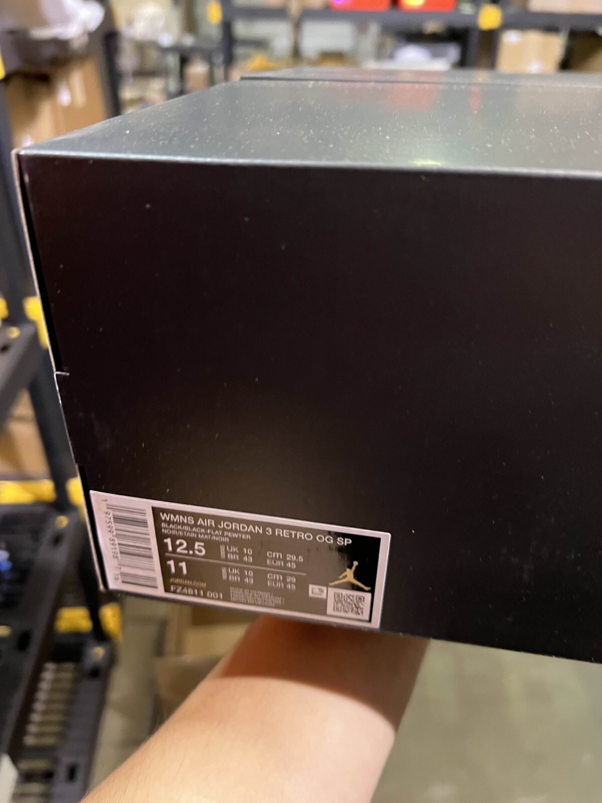 Pre-owned Jordan A Ma Maniere X  3 “while You Were Sleeping” Fz4811-001 - Size 12.5w/11m In Black