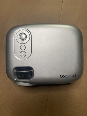 Mooka RD-823 Black Silver Portable Mini LCD Home Theater Video Projector