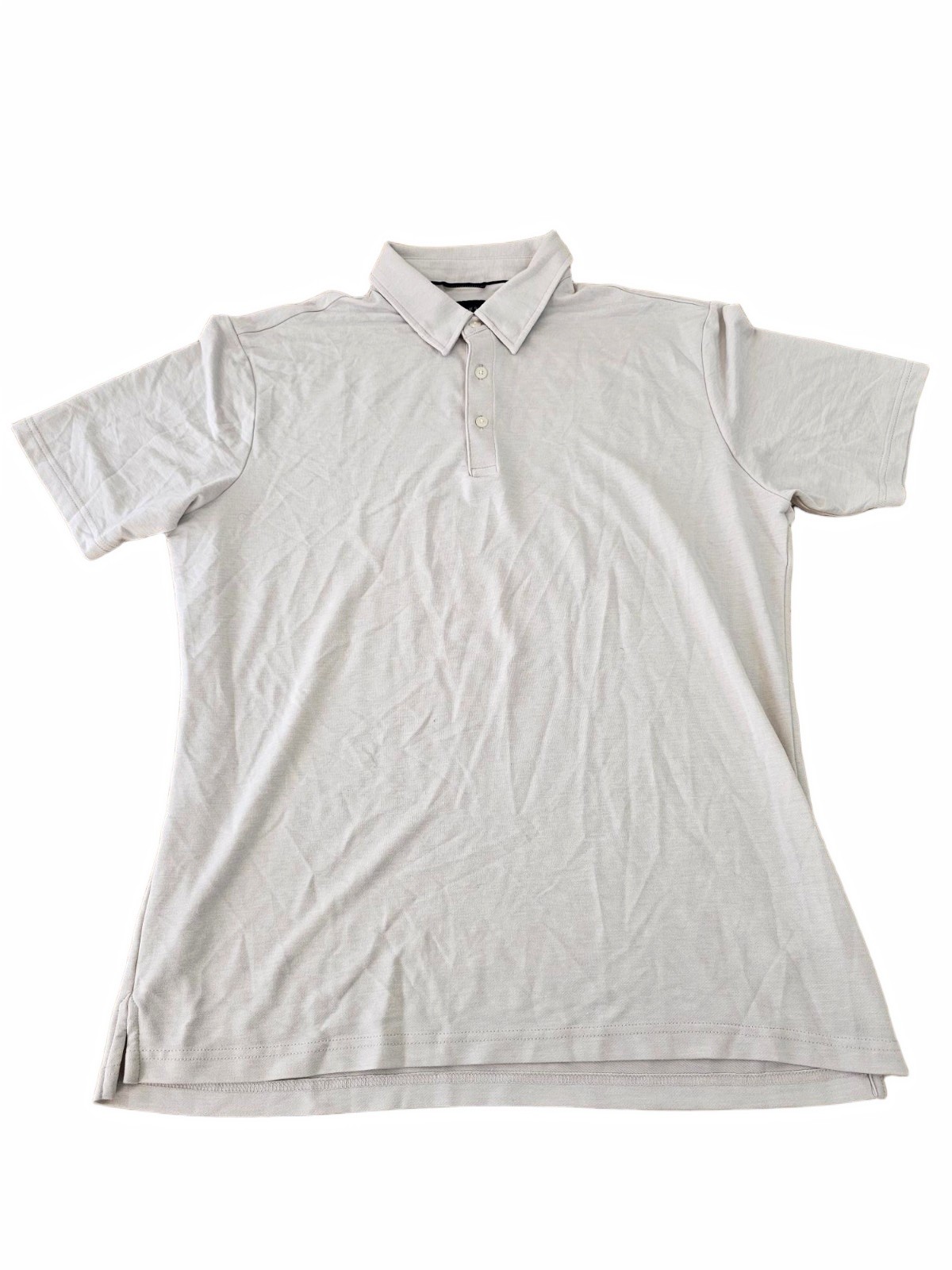 Jachs New York Mens Short Sleeve Classic Fit Polo Shirt - BEIGE - LARGE
