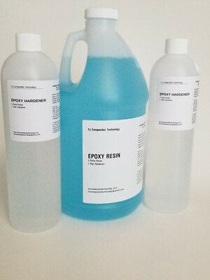 Epoxy Resin System for Carbon Fiber - Fiberglass - Aramid - 96 oz.-Free shipping
