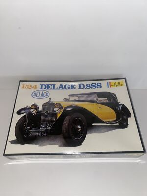 Heller 720 Delage D.8Ss 1/24 Vintage Sealed Model Kit