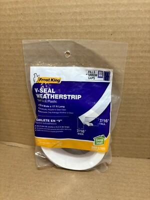 Frost King V-Seal Weatherstrip M13W - New