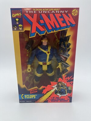 1993 Toy Biz Cyclops The Uncanny X-Men Deluxe Edition 10'' Figure Marvel Legends