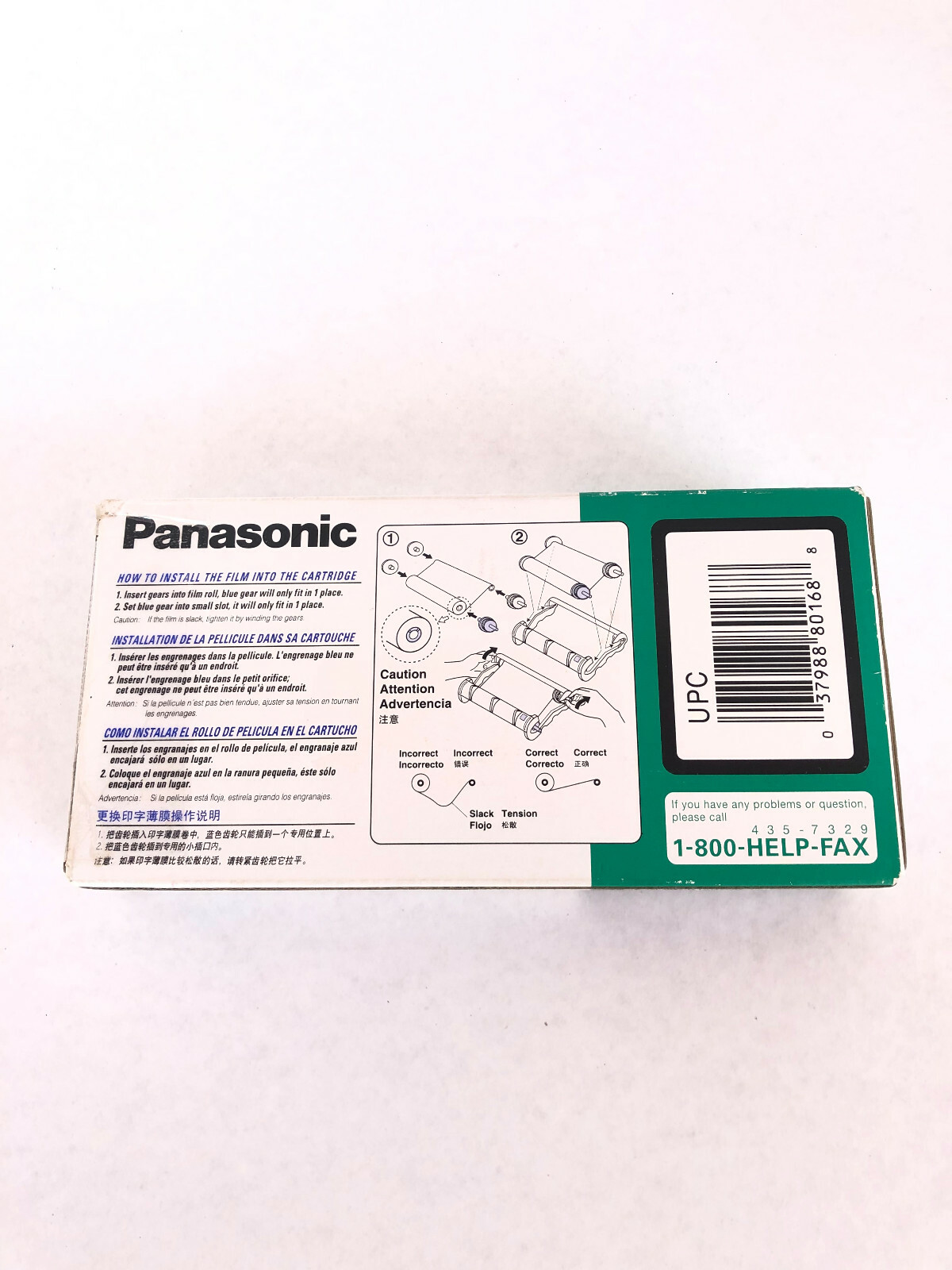 One Genuine Panasonic Panafax KX-FA136 KX-FM 205 KX-FP195 Replacement Fax Film