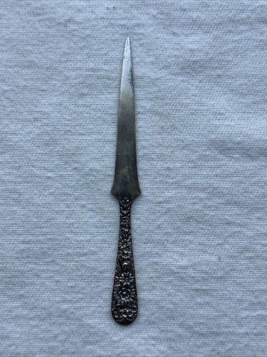 【Alfred Biggin & Son】 【純銀ハンドル】ロココのレターナイフ Alfred Biggin & Son】 【純銀ハンドル】ロココのレターナイフ