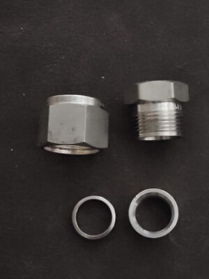 Ham-Let; Cap for 1/2'' OD Tubing 316 Stainless 7108L-SS New Old Stock 10 Pack