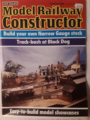 Model Railway Constructor #633 Feb 1987 FREE SHIPPING NarrowGuage NEW Johnshaven