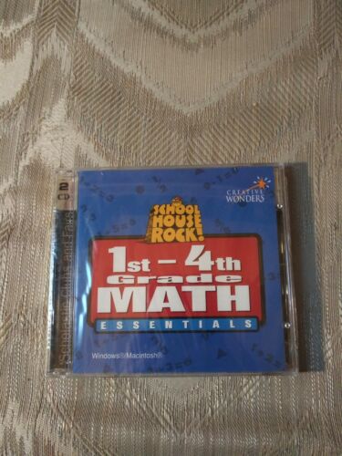 School House Rock 1st - 4th Grade Math Essentials PC 2 CDs Cre...