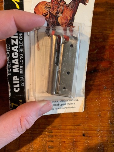 Vintage Marlin 70PSS/995SS/70L Factory Magazine. 22 LR. 7 Round Capacity. Nickel