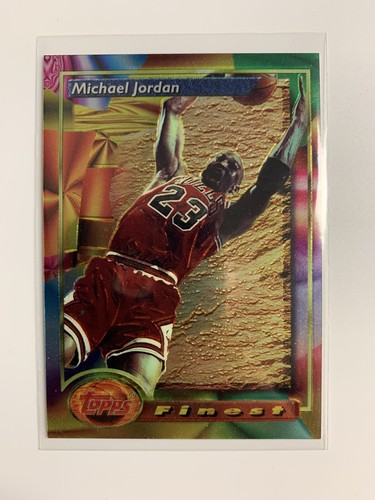 1993-94 Topps Finest #1 Michael Jordan Chicago Bulls B | eBay