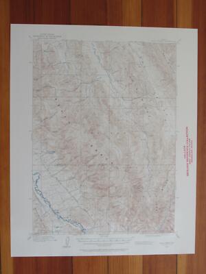 Slug Creek Idaho 1958 Original Vintage USGS Topo Map