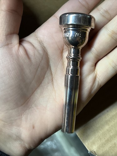 バック BACH CORP 7C ドットなし 旧刻印 ゴールド Bach 7C Trumpet Mouthpiece with Gold Rim - Top Choice for