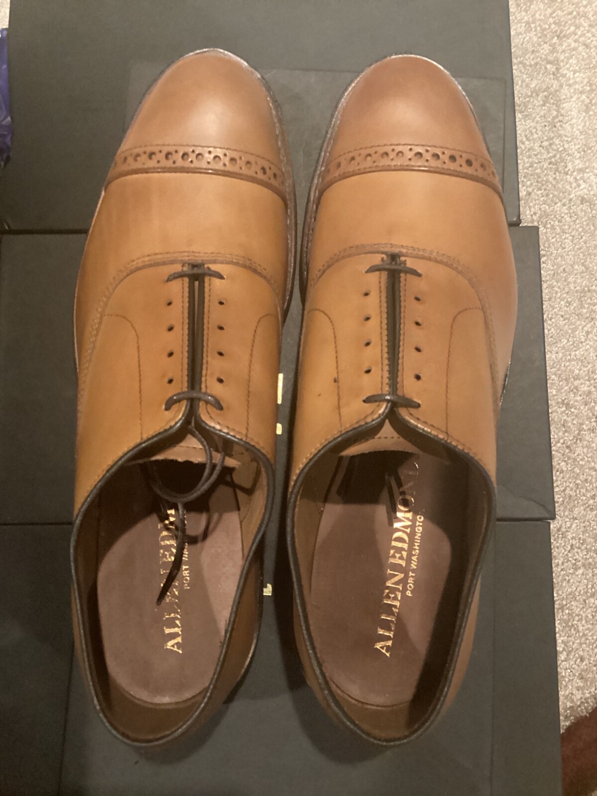 Allen Edmonds Fifth Avenues Walnut Dainite 9D F2 NWB | eBay