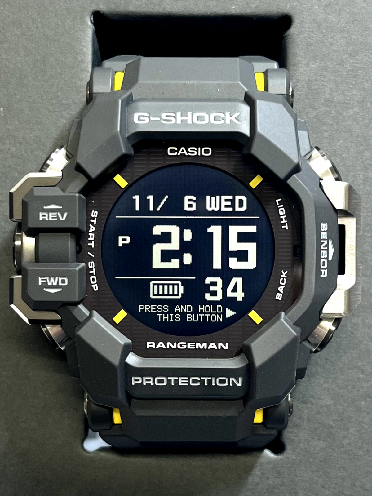 時計 CASIO G-SHOCK RANGEMAN GPR-H1000-1JR Casio G-SHOCK RANGEMAN GPR-H1000-1JR Bluetooth GPS ラジオ