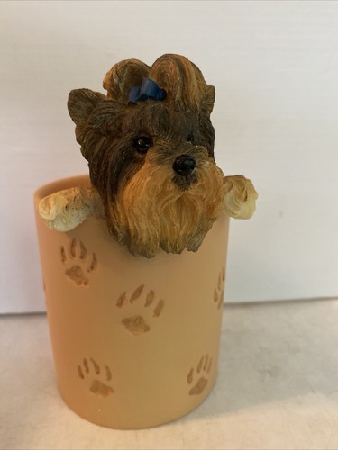 E&S Imports YORKIE Pencil Cup ~NEW~