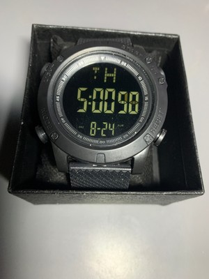 Black Friday Ideal Christmas Gift! SPORTS Mens Sports Watch in Black Silicone