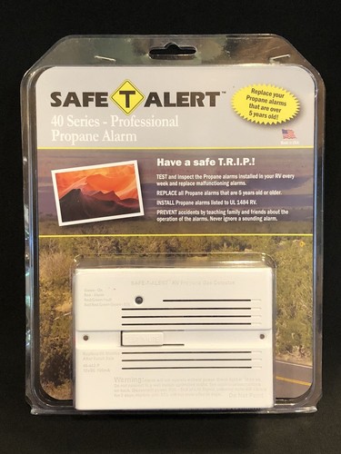 NEW Safe T Alert RV Propane Alarm, 40-442-P-WT, 40 Series, Flush Mount