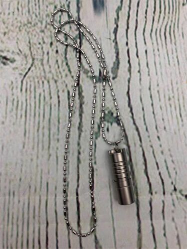G2 Rechargeable Necklace Flashlight Silver 