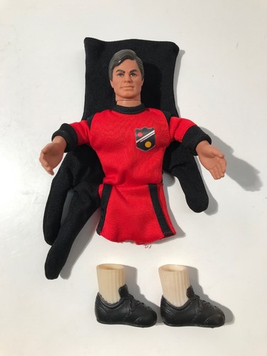 Vintage Mattel Real Men Soccer & Cheerleader Finger Puppet Action Figure 1986