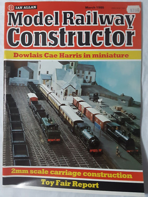 Model Railway Constructor #610 Mar 1985 FREE SHIPPING British Toy Fair NEW rare