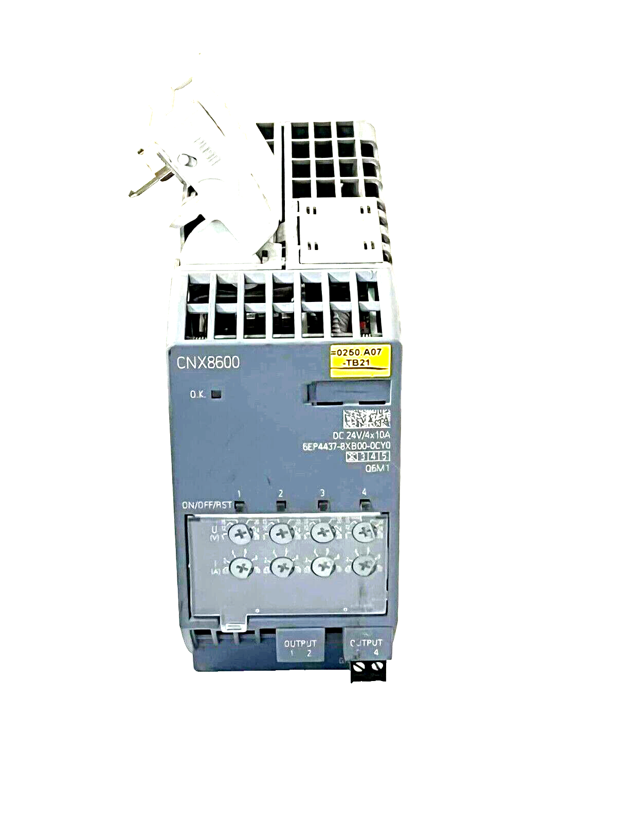 SIEMENS SITOP CNX8600 | 6EP4436-8XB00-0CY0 | 6EP44368XB000CY0 | 24VDC | 4×5A USE